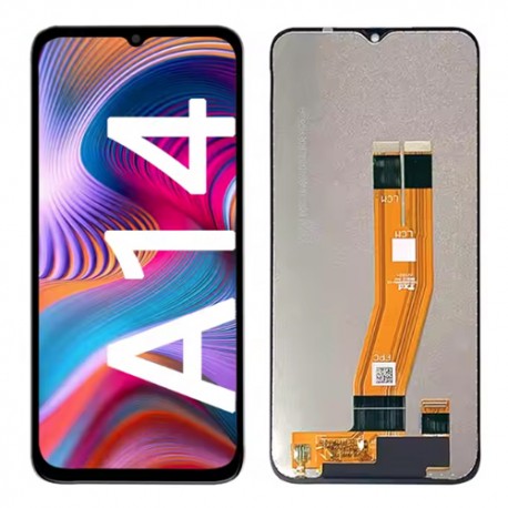 Ecran LCD vitre tactile Samsung A14 4G A145F noir