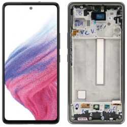 Ecran LCD vitre tactile châssis pour Samsung galaxy A53 A536B Blanc