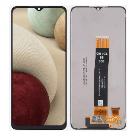 Ecran Lcd vitre tactile pour Samsung Galaxy A12 A127F noir
