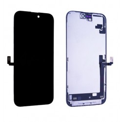 Ecran complet vitre tactile iPhone 16 Plus noir LTPS
