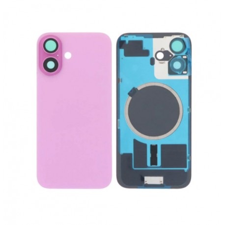 Vitre arrière iPhone 16 Plus rose