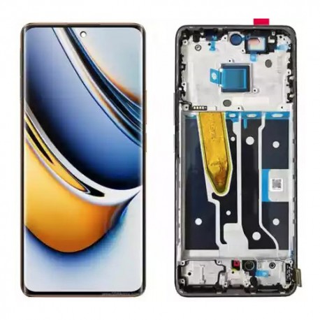 Ecran complet vitre tactile Châssis Original Realme 11 pro Noir