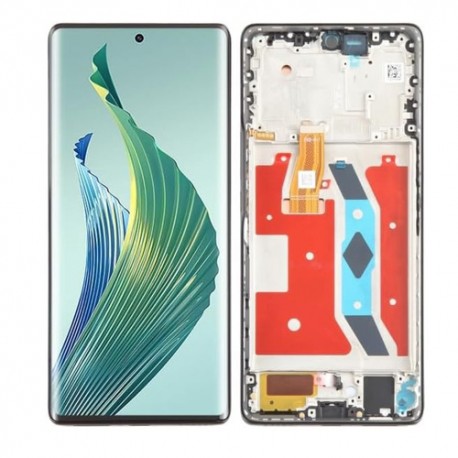 Ecran LCD vitre tactile châssis Honor Magic 6 Lite Noir