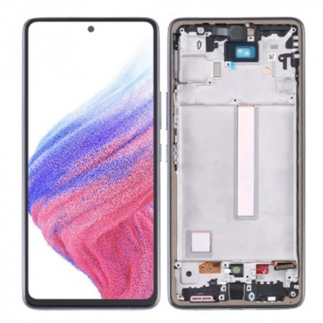 Ecran LCD vitre tactile châssis pour Samsung galaxy A53 A536E Noir