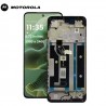 Ecran Original Service pack Vitre Tactile Frame Motorola Moto G35 5G Noir