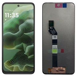 Ecran complet vitre tactile Motorola Moto G35 5G Noir