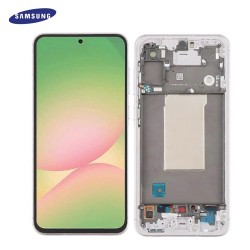 Ecran complet original chassis Samsung Galaxy A56 5G A566B rose