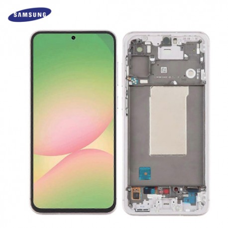 Ecran complet original chassis Samsung Galaxy A56 5G A566B Vert Sauge