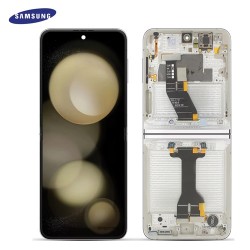 Ecran complet original Samsung Galaxy Z Flip 5 5G F731B Creme
