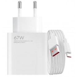 Xiaomi Pack Chargeur 67W Câble USB-C (Blanc)