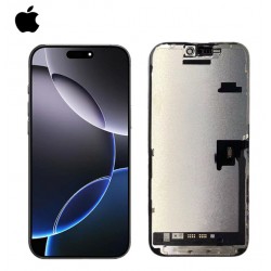 Ecran complet vitre tactile iPhone 16 Pro Max noir original services pack