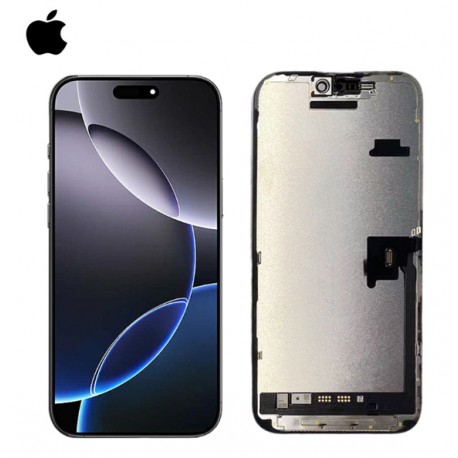 Ecran complet vitre tactile iPhone 16 Pro Max noir original services pack