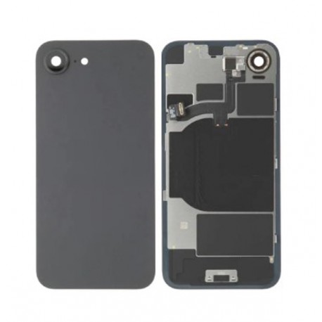 Vitre arrière iPhone 16E Noir (large hole)