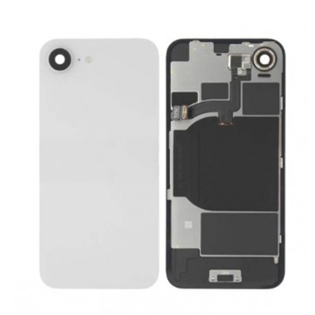 Vitre arrière iPhone 16E Blanc (large hole)