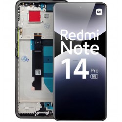 Ecran complet vitre tactile chassis Xiaomi Redmi Note 14 pro 5G