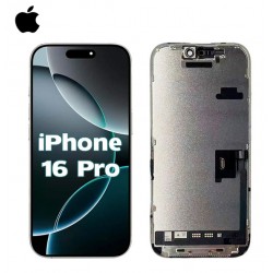 Ecran complet vitre tactile iPhone 16 Pro noir original services pack