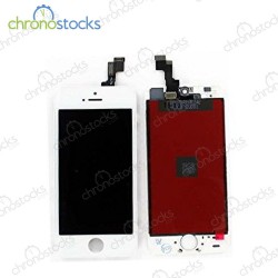 Ecran LCD vitre tactile pour iPhone 5S / SE blanc