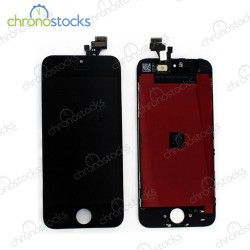 Ecran LCD vitre tactile iPhone 5 S/SE noir