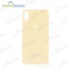 Vitre arrière iPhone XS doré (large hole)