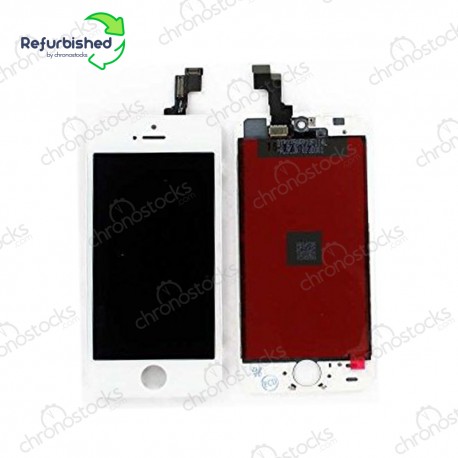 Ecran LCD vitre tactile iPhone 5s blanc original reconditionné
