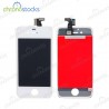 Ecran LCD vitre tactile compatible blanc iPhone 4S