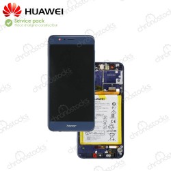 Ecran Complet Huawei Honor 8 bleu