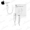 Adaptateur original Apple Lightning vers mini-Jack 3,5mm