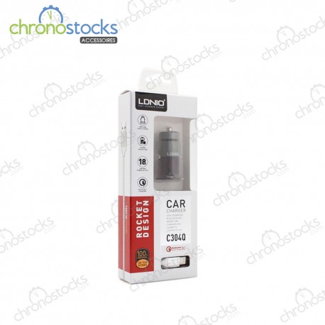 LDNIO C304Q Chargeur Voiture complet Micro-USB