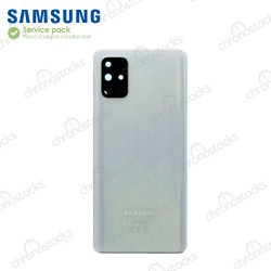 Vitre Arrière Samsung Galaxy A71 Argent (A715f)