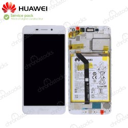 Ecran Complet Huawei Honor 6C Pro Or Blanc