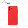 Coque arrière gomme rouge iPhone 13 Pro Max