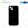 Coque arrière gomme iPhone 13 Mini noir