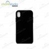 Coque arriere Gomme iPhone XR Noir
