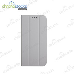 Coque rabattable grise Samsung Galaxy A12