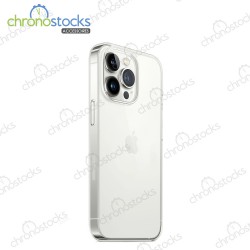 Coque silicone arrière transparente iPhone 13