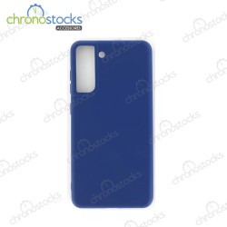 Coque arrière bleue gomme Samsung Galaxy S21 FE