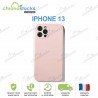 Coque arrière gomme iPhone 13 Rose