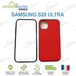 Coque silicone 360 Samsung Galaxy S20 Ultra Rouge