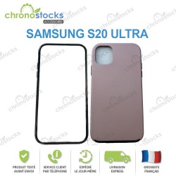 Coque silicone 360 Samsung Galaxy S20 Ultra Rose