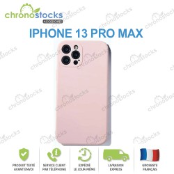 Coque arrière gomme rose iPhone 13 Pro Max