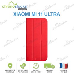 Coque rabattable Xiaomi Mi 11 Ultra Rouge