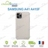 Coque arriere Gomme Samsung A41 Gris