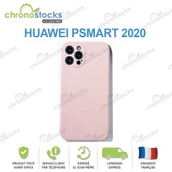 Coque arrière gomme Huawei Psmart 2020 Rose