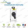 Chargeur voiture Allume Cigare USB 3.0 Noir