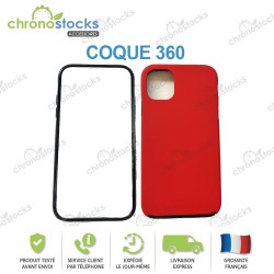 Coque silicone 360 Rouge iPhone 12 Pro Max