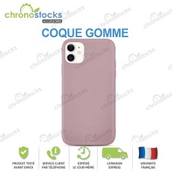 Coque arriere Gomme Samsung A51 Rouge