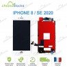 Ecran LCD vitre tactile pour iPhone 8 / SE2 / SE3 blanc