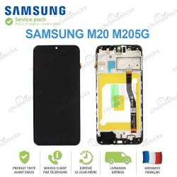 Ecran Samsung Galaxy M20 M205G noir