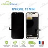 Ecran LCD vitre tactile pour iPhone 13 Mini noir hd+