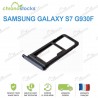 Tiroir Sim Samsung Galaxy S7 Noir